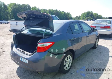 2015 Toyota Corolla Le Eco из США, поврежденный, VIN 2T1BPRHE4FC393704